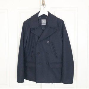 GAP Navy Wool Pea Coat